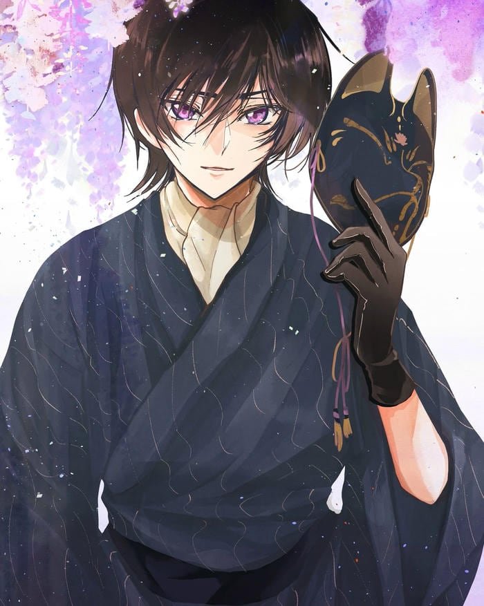 Lelouch Lamperouge character portrait for social media