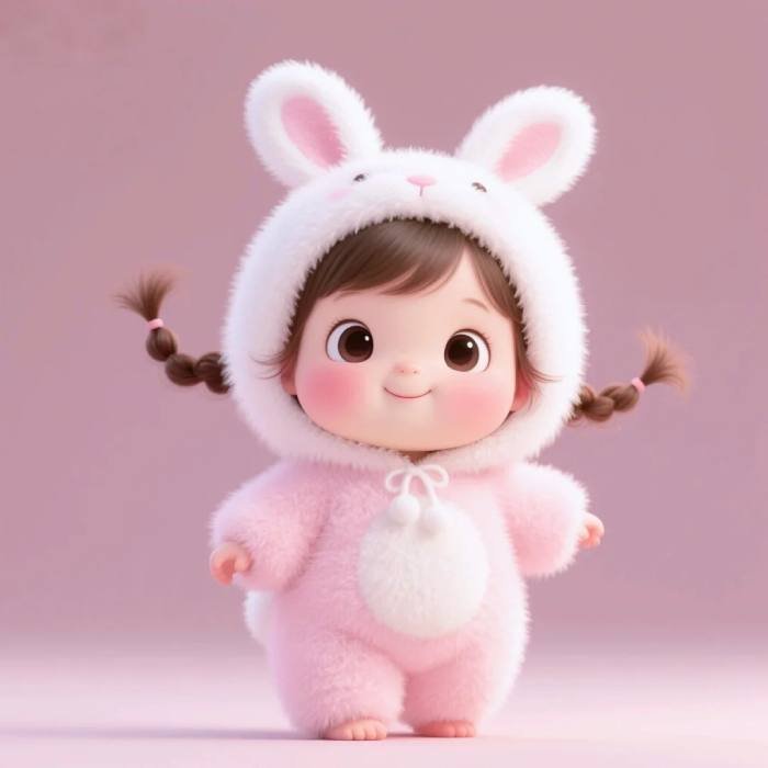 adorable profile artwork made for cute pink pfp