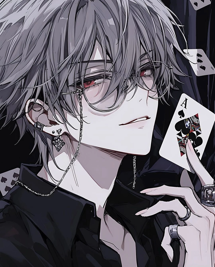 aesthetic anime boy gif pfp