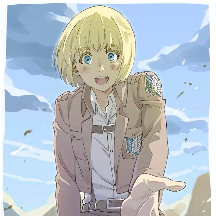 aesthetic armin pfp calm character look