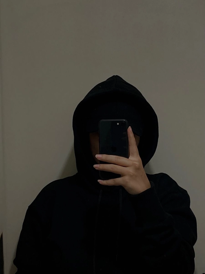 aesthetic black hoodie pfp
