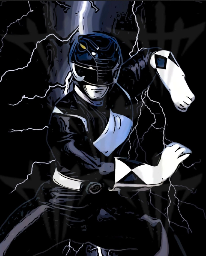 aesthetic black power ranger pfp
