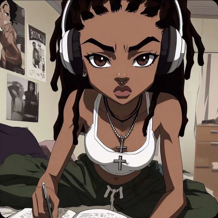 aesthetic boondocks pfp girl