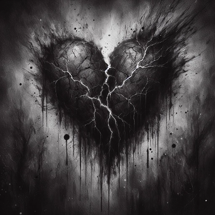 aesthetic broken heart pfp