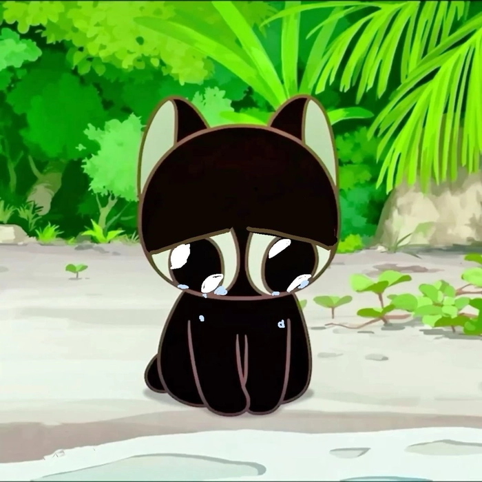 aesthetic cute black cat pfp