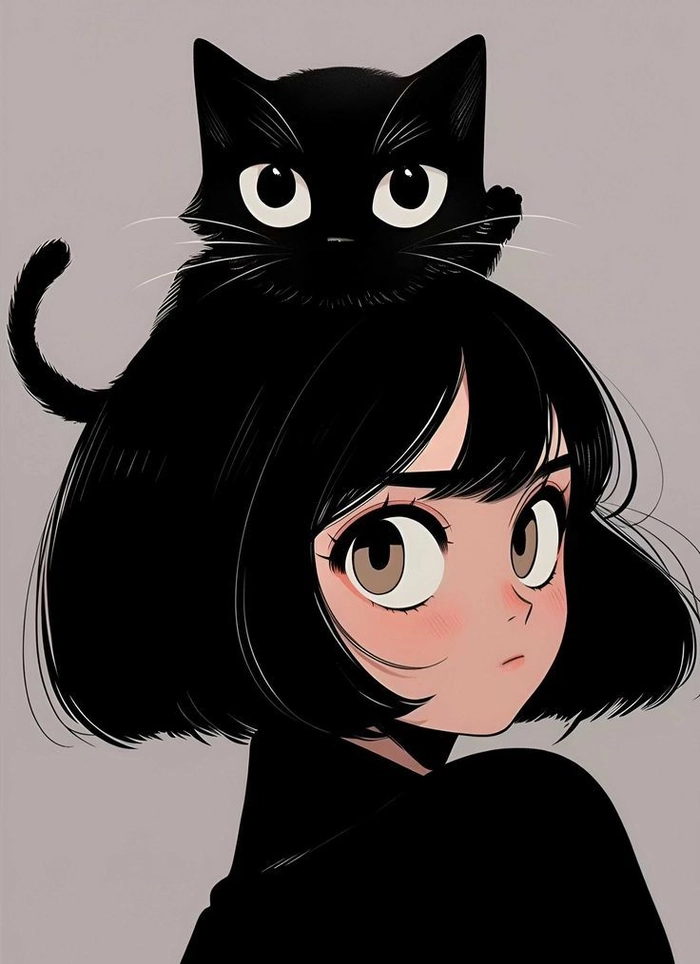 aesthetic default instagram pfp black