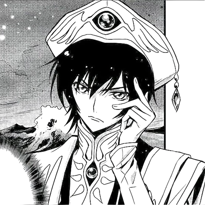 aesthetic lelouch manga pfp