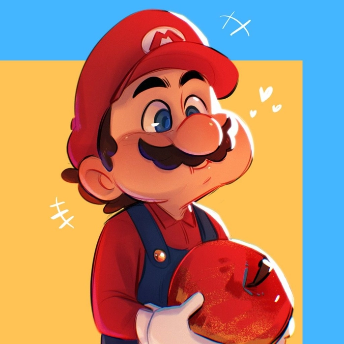 aesthetic mario pfp
