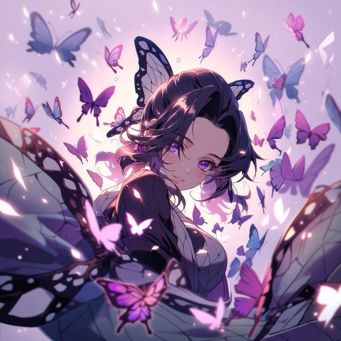aesthetic shinobu pfp
