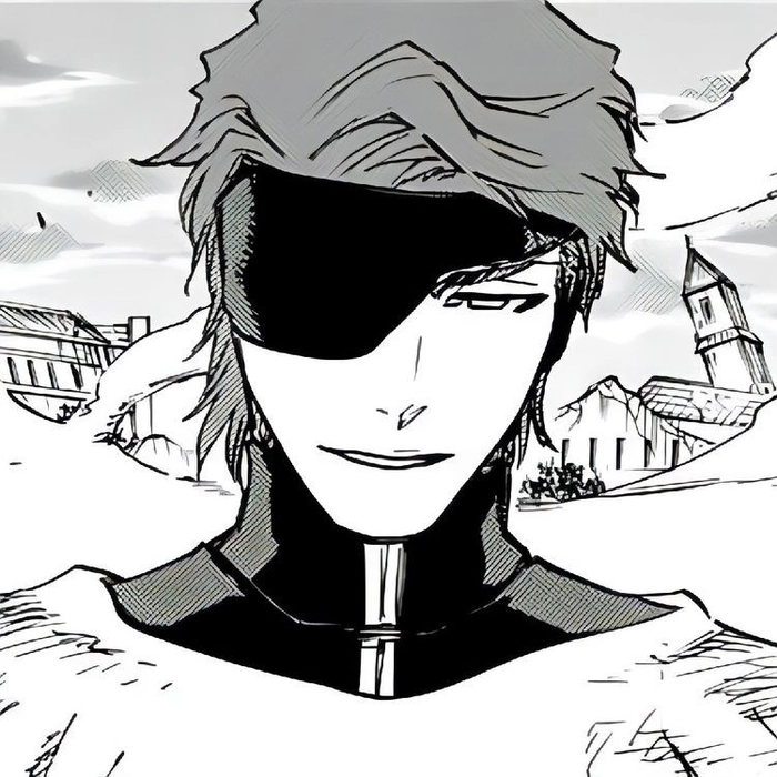 aizen black and white pfp