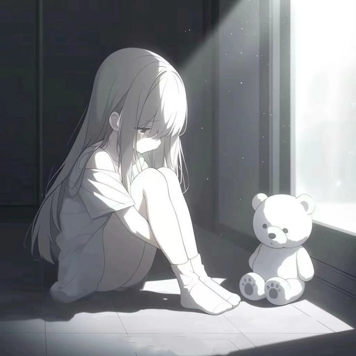 alone sad anime girl pfps
