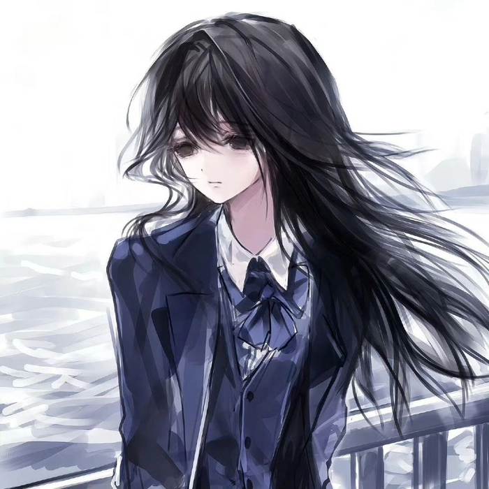 alone sad girl dp for facebook