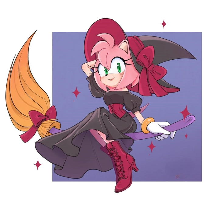 amy rose comic pfp