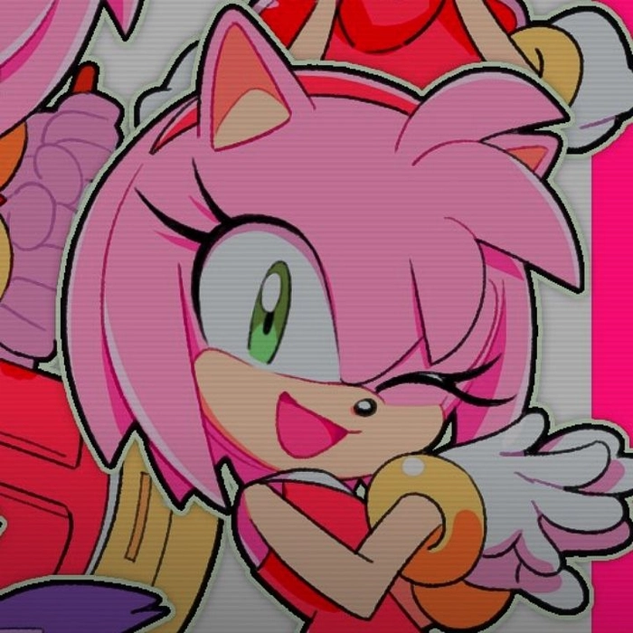 amy rose pfp cute