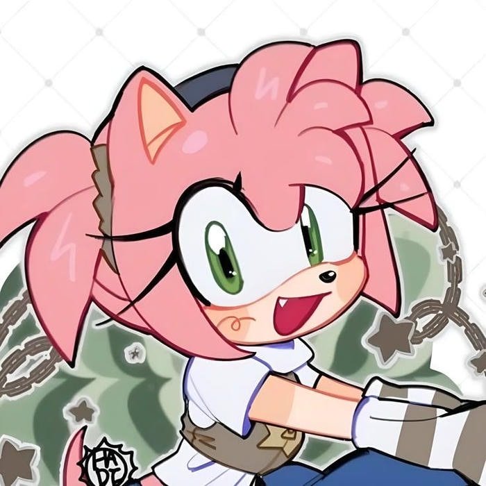 amy rose pfp pink aesthetic mood