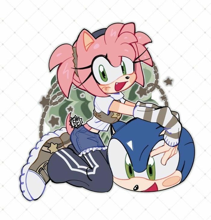 amy rose pfp soft glowing effect