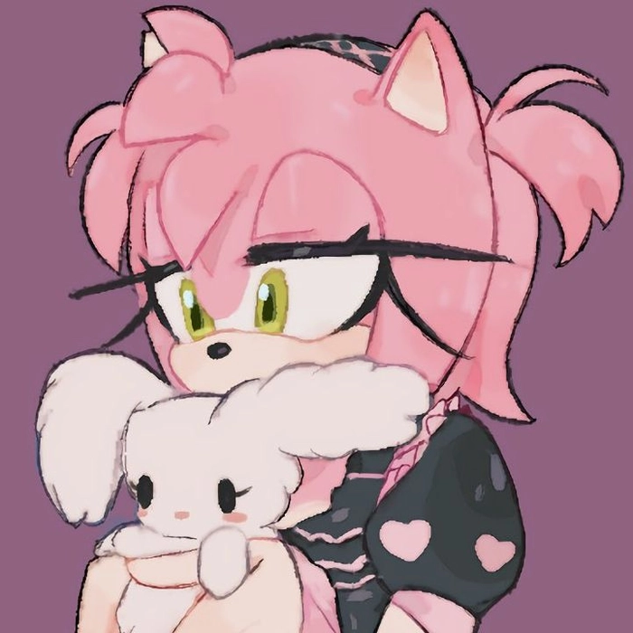 amy rose pfps anime style