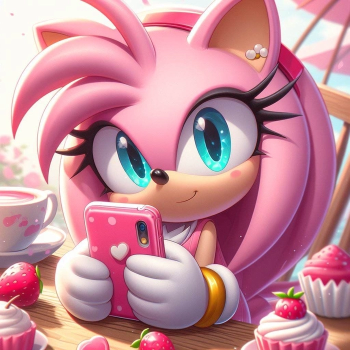 amy rose profile pic aesthetic