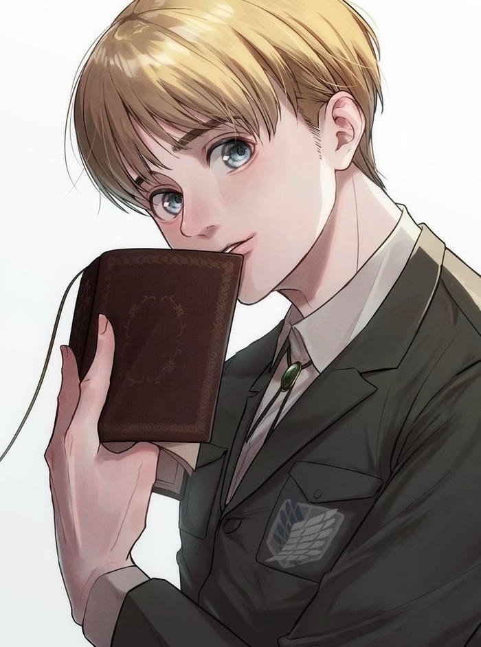 anime armin pfp minimal clean design