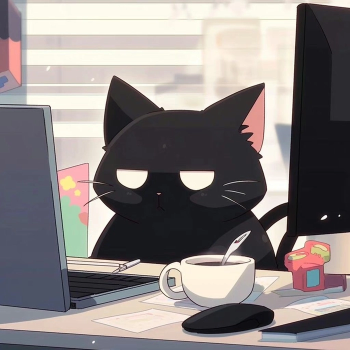 anime black cat pfp