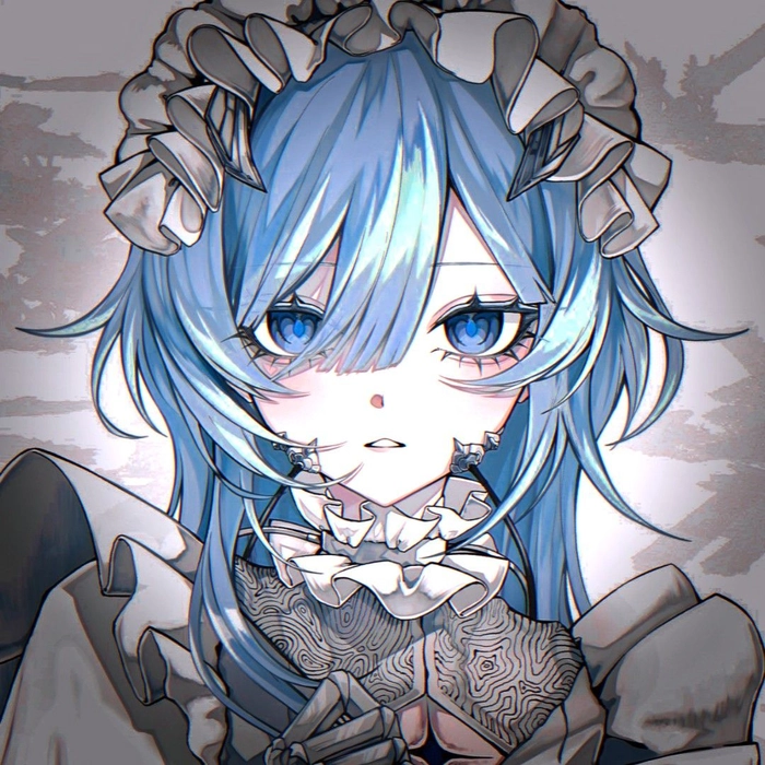 anime blue pfp
