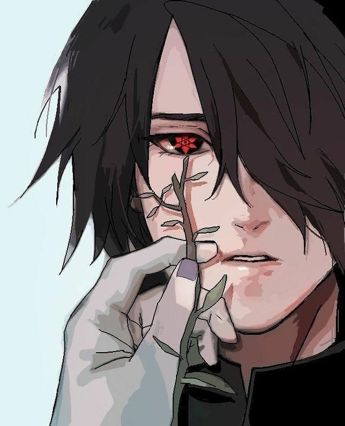 anime boy sasuke uchiha pfp for icons