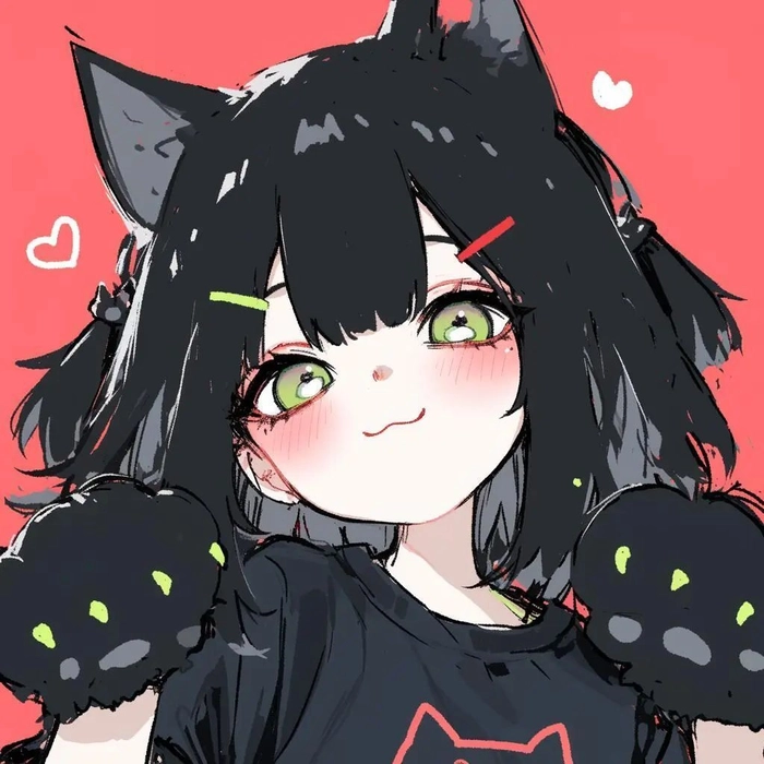 anime cat girl pfp