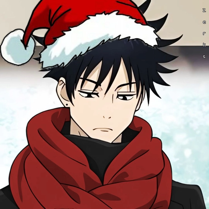 anime christmas pfp boy