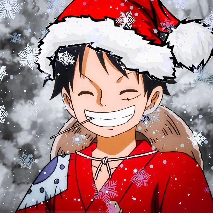 anime christmas pfp one piece