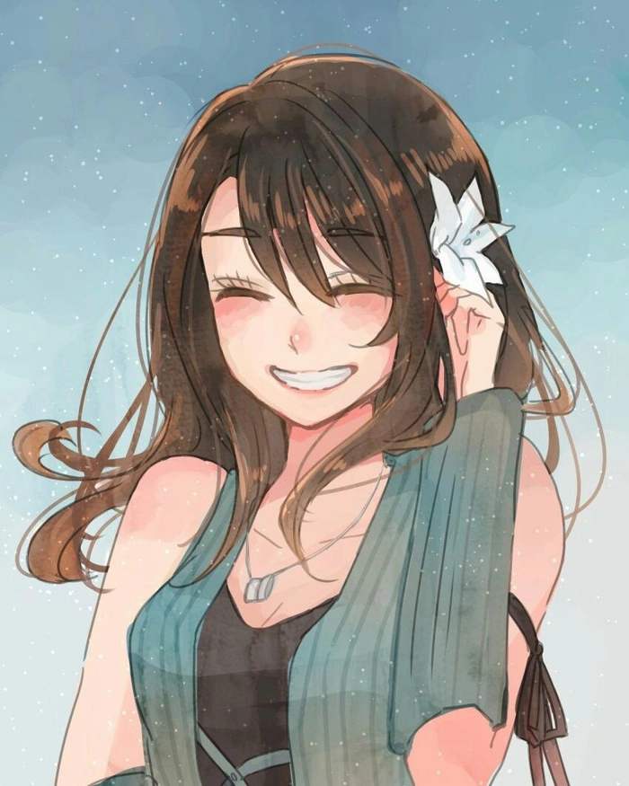 anime girl brown pfp