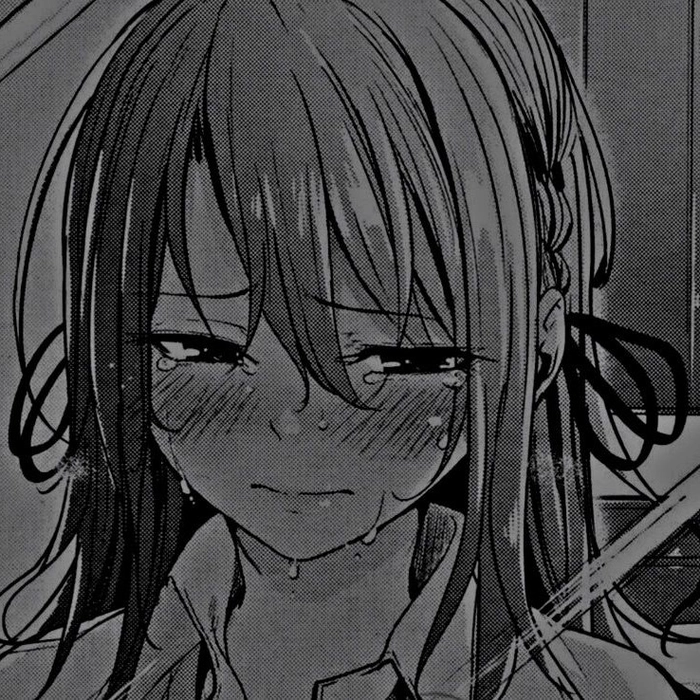 anime girl pfp sad aesthetic