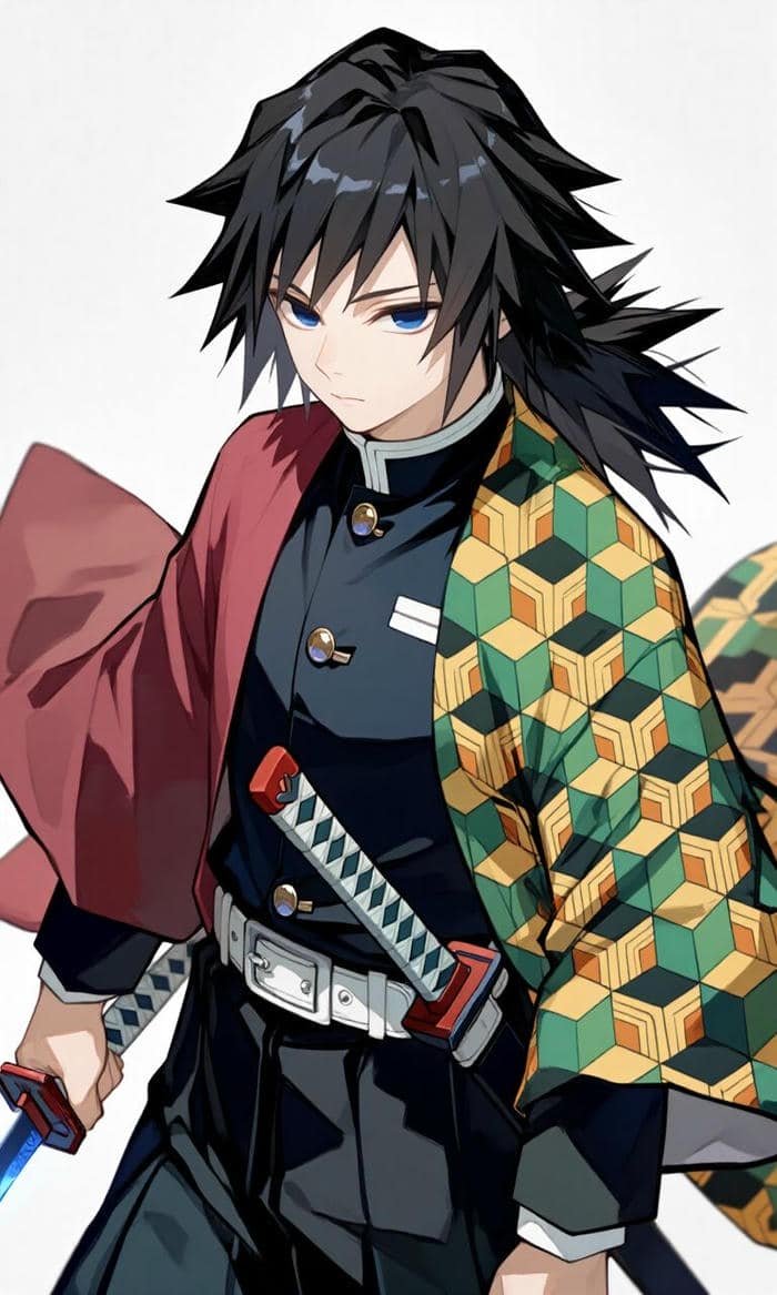 anime giyu tomioka minimalist