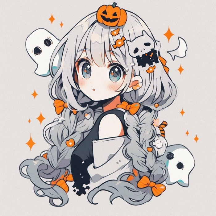 anime halloween pfp