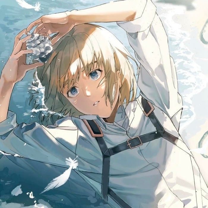 anime pfp armin soft aesthetic mood