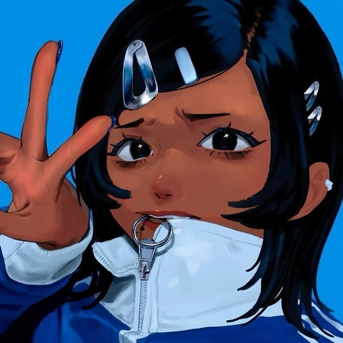 anime pfp brown skin