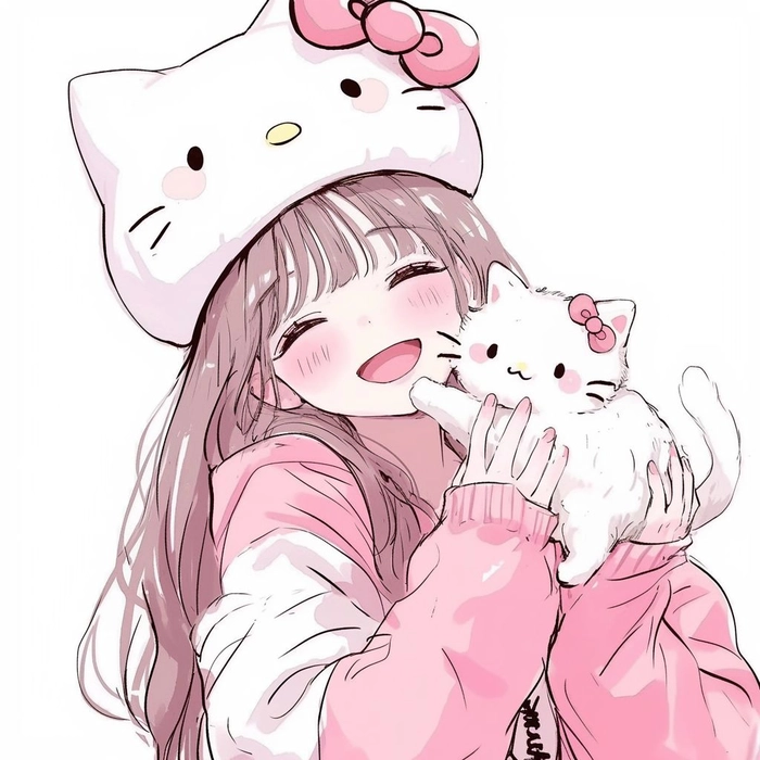 anime pink pfp