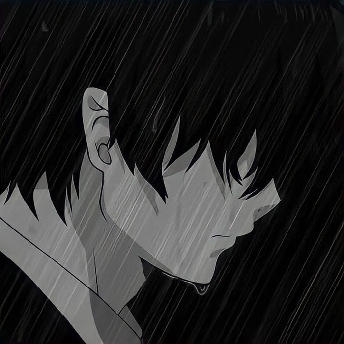 anime sad pfp