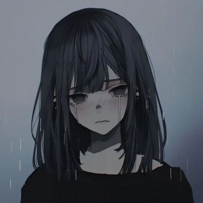 anime sad pfpsvv