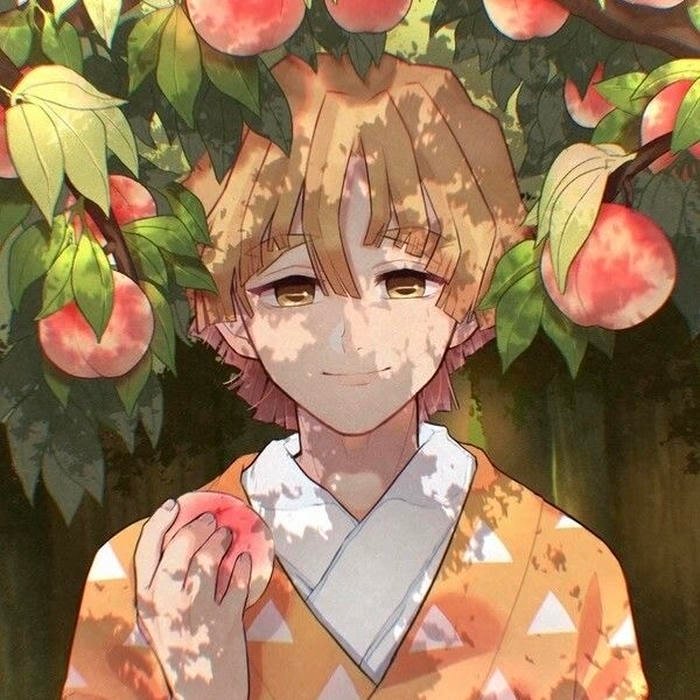 anime zenitsu pfp featuring expressive character design