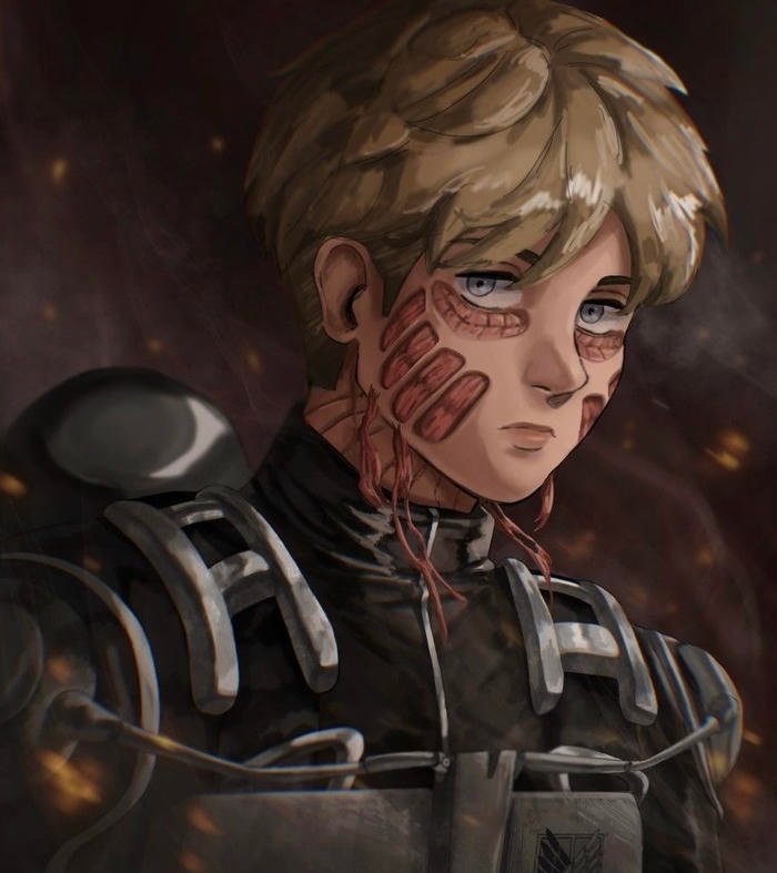 armin pfp anime artwork clean lines