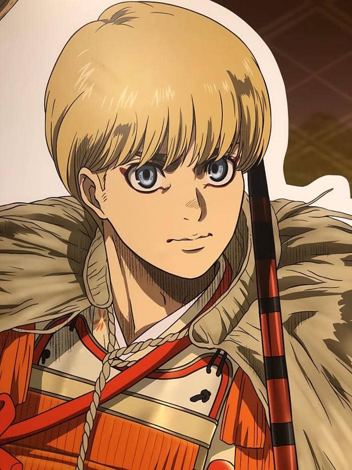 armin pfp gentle expression anime style