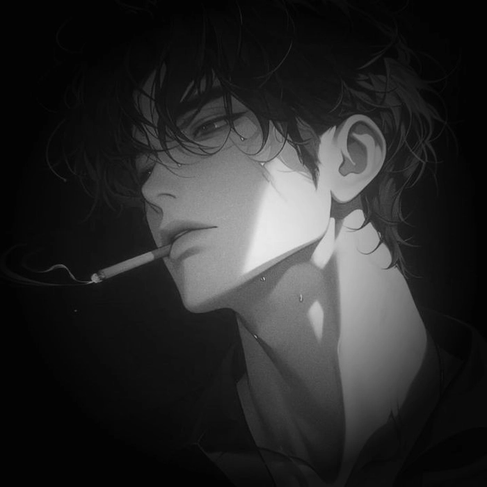 baki black and white pfp