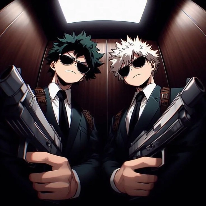 bakugo and deku pfp