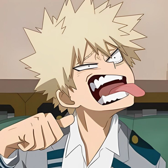 bakugou pfp funny