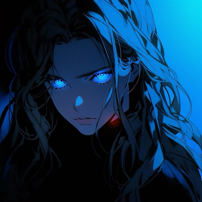 black and blue pfp