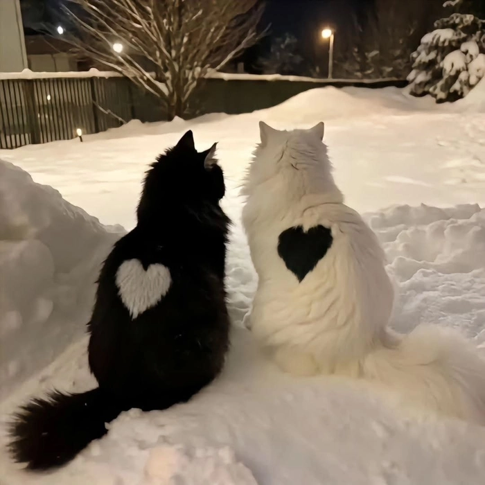 black and white cat pfp matching