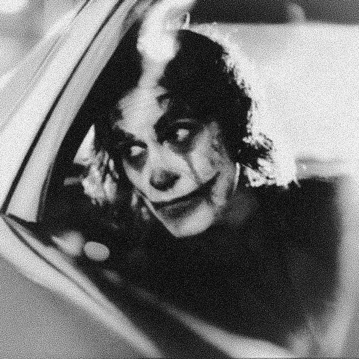 black and white joker pfp