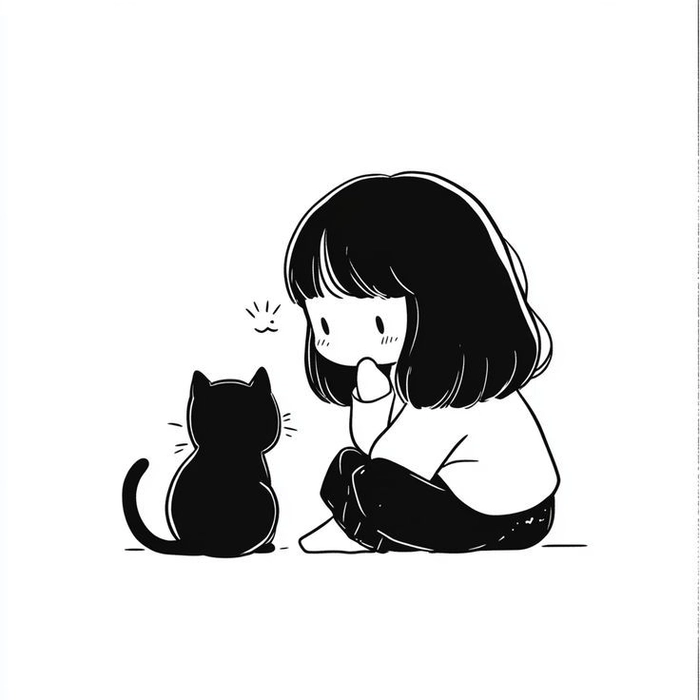 black and white pfp aesthetic