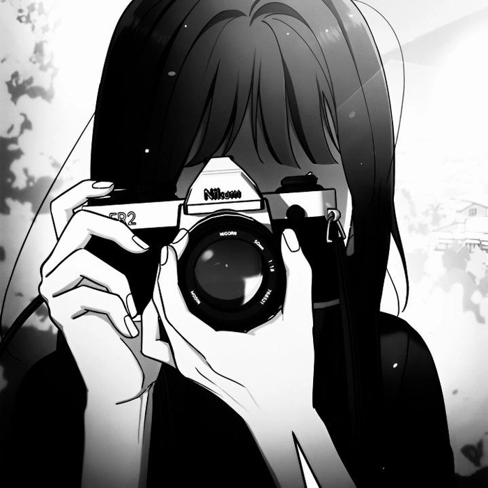 black and white pfp aesthetic