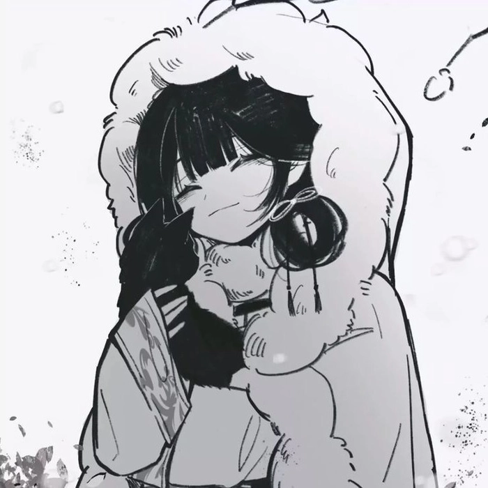 black and white pfp discord